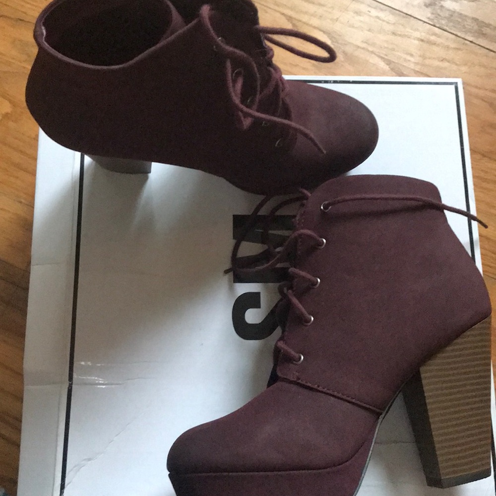 Heel boots $70